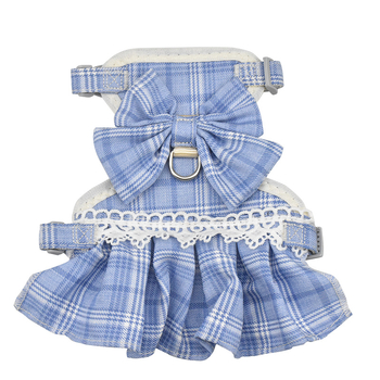 Mačji prsni pojas s vodilom, haljina u stilu princeze, dvostruko korištenje odjeće za kućne ljubimce, poliester