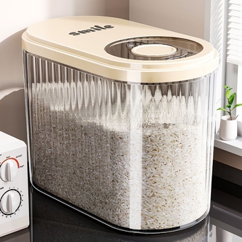 Xingyou ryžių laikymo indas - sandarus, atsparus drėgmei ir kenkėjams, plastikas, japonų stilius