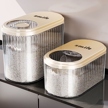 Xingyou ryžių laikymo indas - sandarus, atsparus drėgmei ir kenkėjams, plastikas, japonų stilius