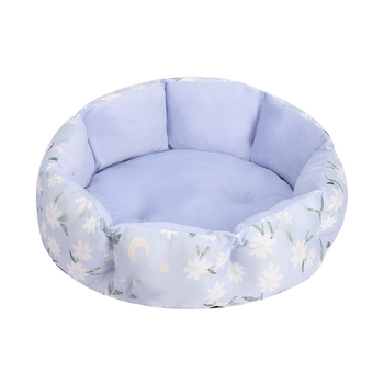 Augintinių lizdas – apvalus šiltas guolys šunims iš megztos medžiagos; prekė Delicious, kilmė Zhejiang (Medžiaga: megztas audinys; Kategorija: augintinių lizdas; Skirta: šunims; Kilmė: Zhejiang)