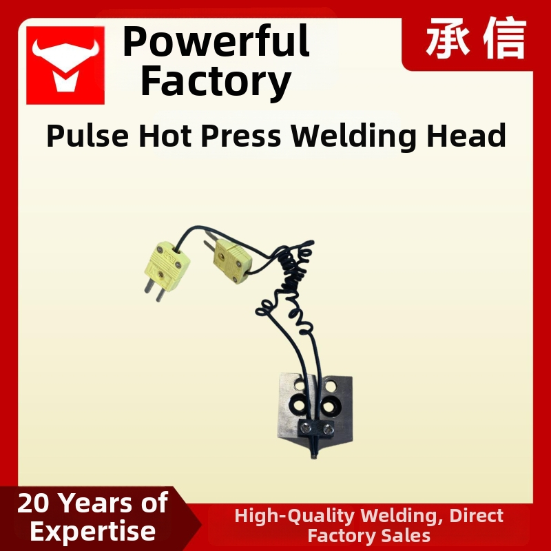 Pulsuojanti šilumos presės sujungimo galva, iš titano ir molibdeno lydinio, individualiai pagaminta