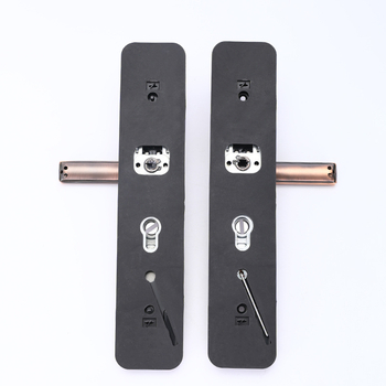 Durvju roktura slēdzene pret zādzībām ar biezāku paneli, retro ķīniešu stila, dzelzs korpuss, regulējama kreisā-labā puse, piemērota vienu vai divām durvīm