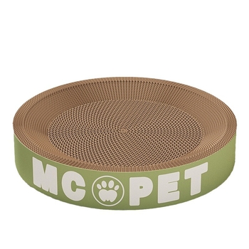 Jiuhong Apaļā kaķu skrāpēšanas plāksne ar nagu slīpētāju, papīra materiāls, karikatūru stils, 1 gab