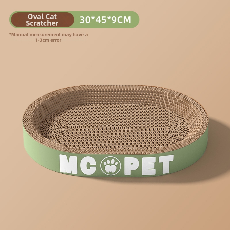 Jiuhong Apaļā kaķu skrāpēšanas plāksne ar nagu slīpētāju, papīra materiāls, karikatūru stils, 1 gab
