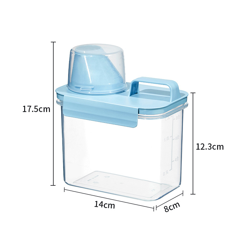 Japonijos stiliaus ryžių laikymo kibiras, atsparus drėgmei ir kenkėjams, iš PP plastiko, talpa iki 4 l.