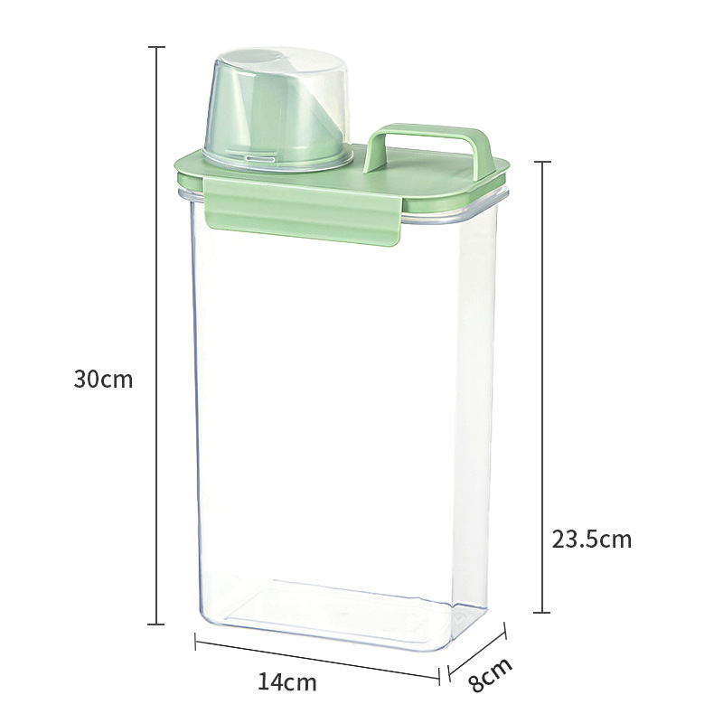 Japonijos stiliaus ryžių laikymo kibiras, atsparus drėgmei ir kenkėjams, iš PP plastiko, talpa iki 4 l.