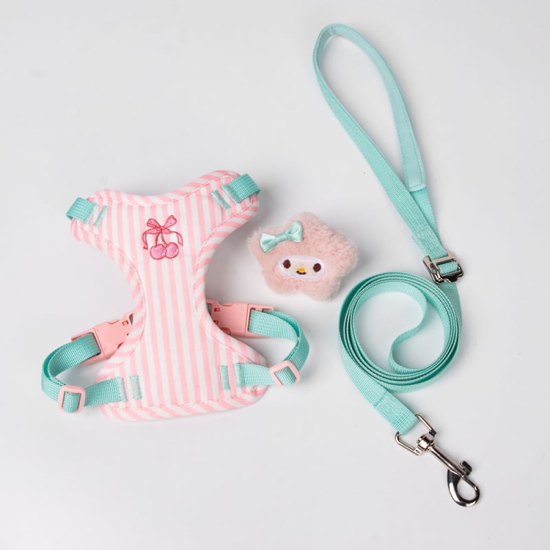 Шлейка-жилет за кучета - мил и сладък стил, плат, марка Duomao, неразтегателна
