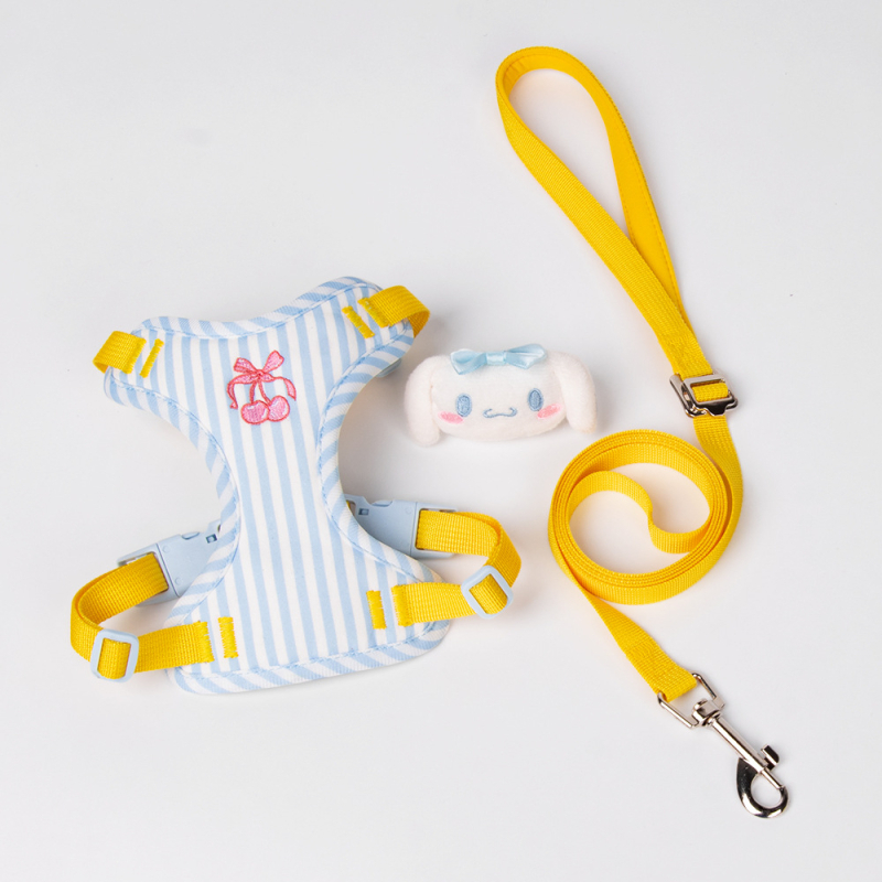 Шлейка-жилет за кучета - мил и сладък стил, плат, марка Duomao, неразтегателна