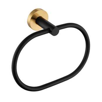 Inel de prosop oval din oțel inoxidabil, design modern minimalist, capacitate de încărcare 1 kg