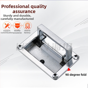 Haitan LS702 Panelinė rankenėlė spintelėms, paslėpta tvirtinimas, cinko lydinys, smėlio chromavimas