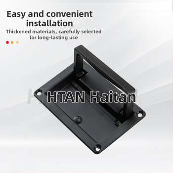 Haitan LS702 Panelinė rankenėlė spintelėms, paslėpta tvirtinimas, cinko lydinys, smėlio chromavimas