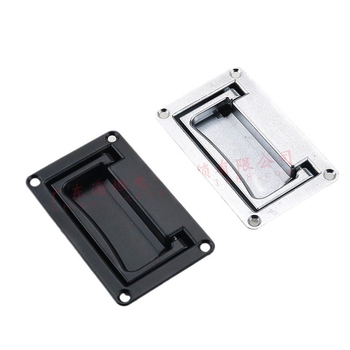 Haitan LS702 Mâner panou pentru dulapuri, montaj ascuns, aliaj de zinc, placare crom satinat