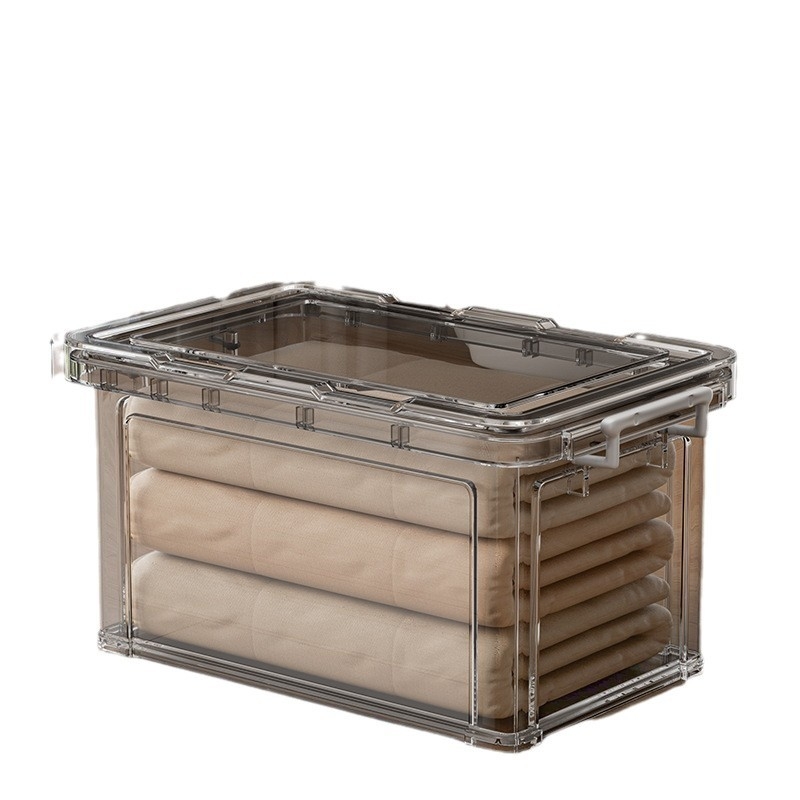 PP laikymo dėžė su ratukais, 30–40 L, nešiojama, paprastas šiuolaikinis dizainas