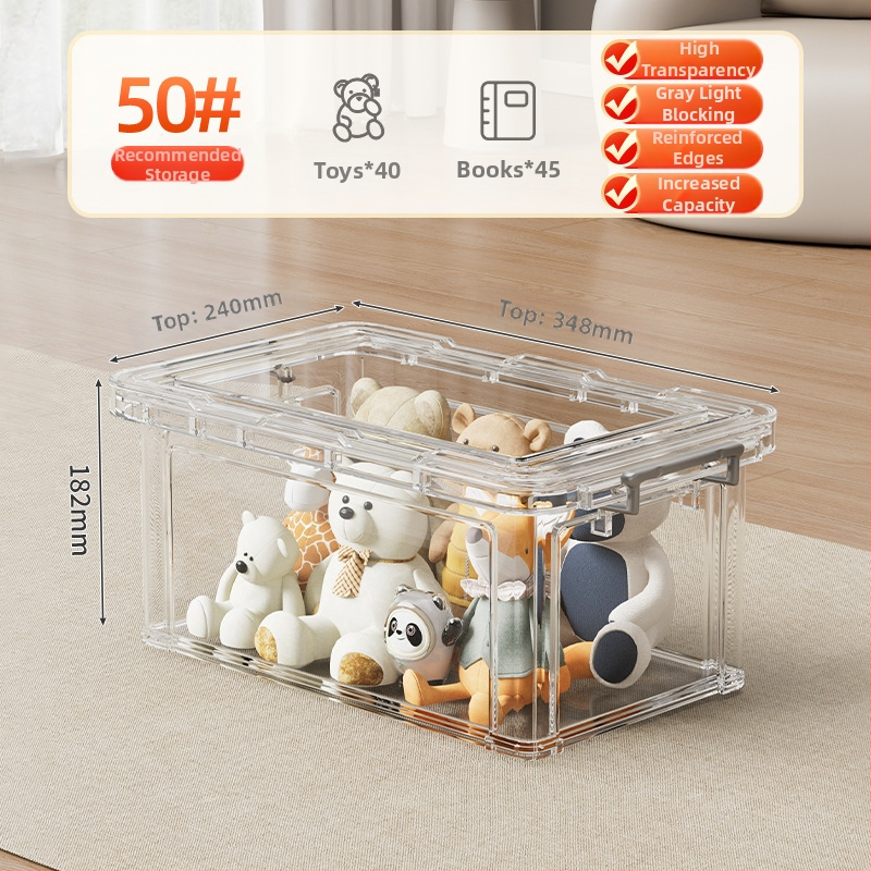 PP laikymo dėžė su ratukais, 30–40 L, nešiojama, paprastas šiuolaikinis dizainas