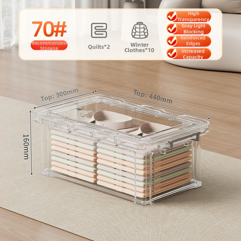 PP laikymo dėžė su ratukais, 30–40 L, nešiojama, paprastas šiuolaikinis dizainas