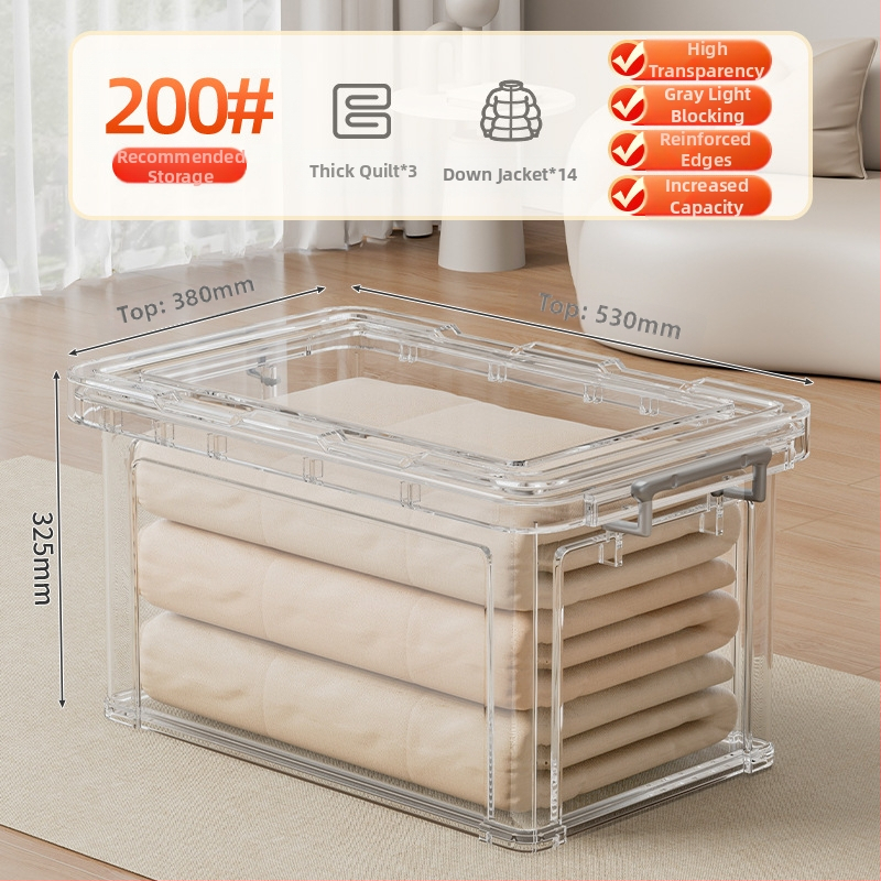 PP laikymo dėžė su ratukais, 30–40 L, nešiojama, paprastas šiuolaikinis dizainas