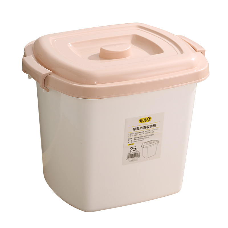 Ryžių laikymo indas su dangčiu – drėgmei atsparus, nuo kenkėjų apsaugotas, iš PP plastiko, didelės talpos virtuvės laikymui