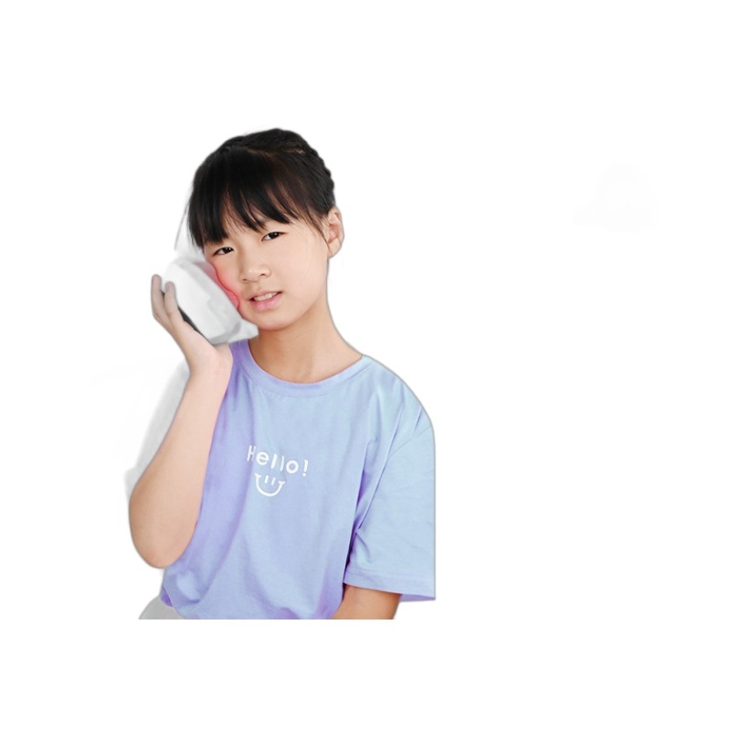 Bērniem paredzēts automātisks vēdera masieris – vēdera masāžas ierīce ar karstu kompresiju, kneading un imitētu roku masāžu, modelis MS-033