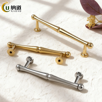 Spintos durų ir stalčiaus rankenėlė – prancūziško stiliaus iš vario, CNC apdirbimas, modelis 2983, Nado