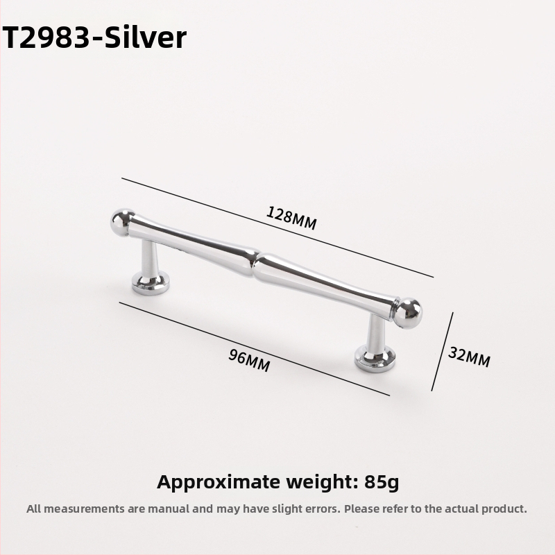 Spintos durų ir stalčiaus rankenėlė – prancūziško stiliaus iš vario, CNC apdirbimas, modelis 2983, Nado