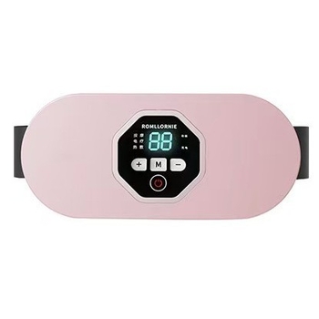 Menstruacijų palengvėjimo šildantis juosmens diržas su vibracija ir karštu kompresu, USB maitinimas, mechaninis valdymas, iki 4 masažo galvų