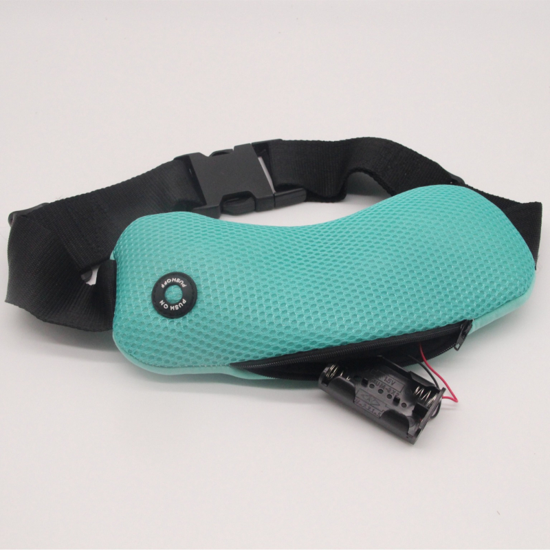 Pilvo masažo juosta – vibracinis masažas, maitinama baterija, mechaninis valdymas, 2 greičiai, iki 4 masažo galvučių