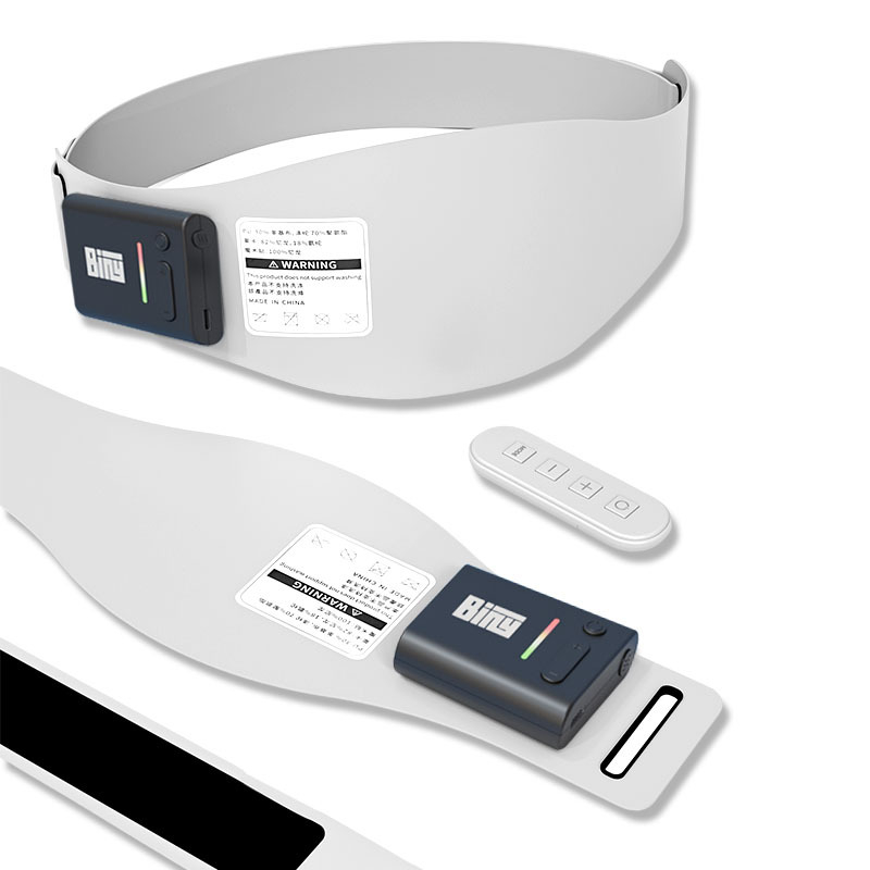 EMS mikro srovės pilvo formavimo diržas su vibracine masaža ir karšto kompreso funkcija — USB maitinimas, reguliuojamas intensyvumas, 5–7 masažo galvutės, Tomorrow's beauty