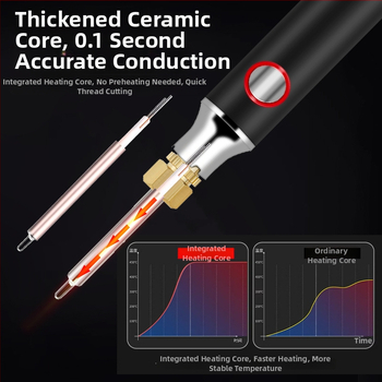 510 serijos keičiamasis antgalis litavimo įrankiui – pieštuko stiliaus karšto laidininko galvutė