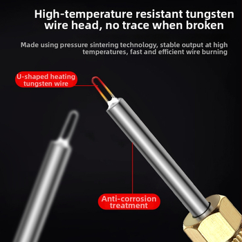 510 serijos keičiamasis antgalis litavimo įrankiui – pieštuko stiliaus karšto laidininko galvutė