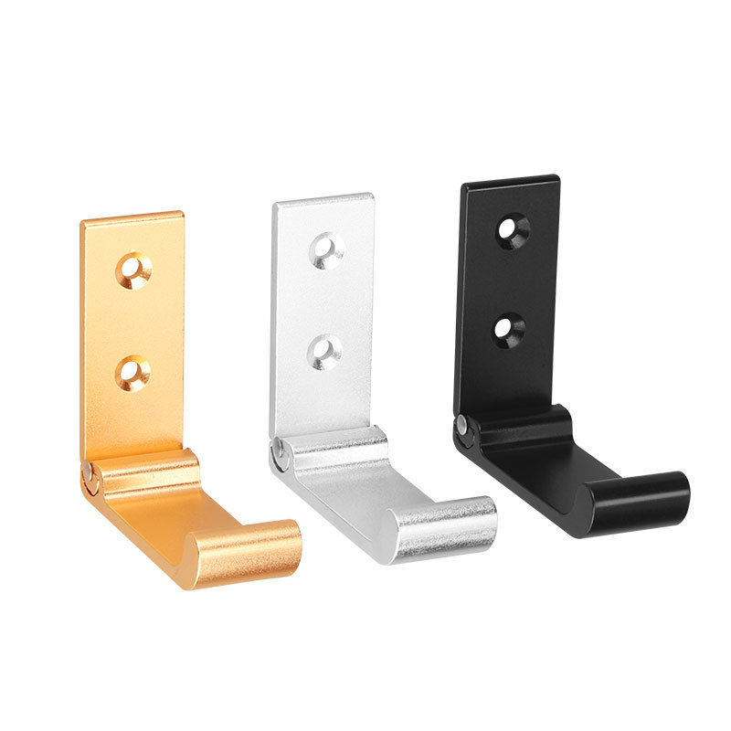 Cuier pliant din aliaj de aluminiu pentru baie, cu adeziv puternic – Megsbon, stil modern minimalist