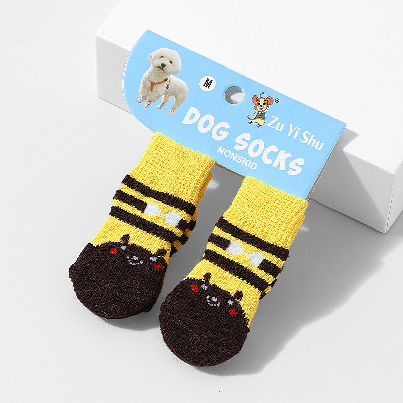Šunų kojinės su Cartoon raštu, medvilnė, Twill audimas, Jacquard apdorojimas, pavasaris ir ruduo