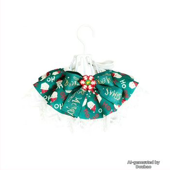 Kalėdinis aksesuaras naminiams gyvūnams: bib-šalis šunims ir katėms — poliesteris, universalus naudojimas, keturi sezonai, kilmė Zhejiang