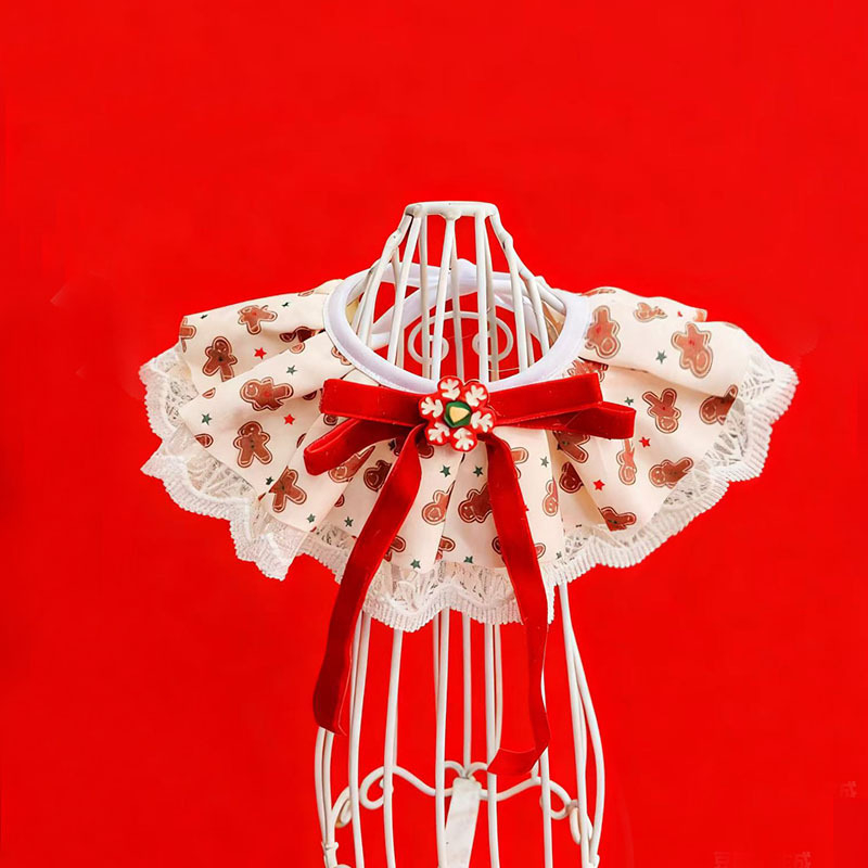 Kalėdinis aksesuaras naminiams gyvūnams: bib-šalis šunims ir katėms — poliesteris, universalus naudojimas, keturi sezonai, kilmė Zhejiang