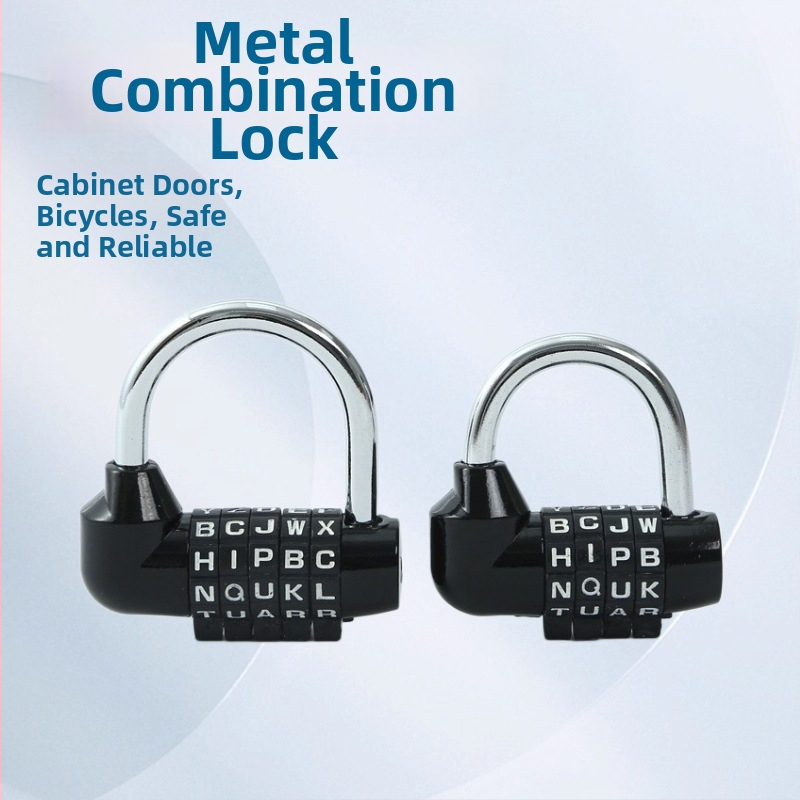 Mašininio tipo slaptažodžio spyna treniruočių salei ir durims, modelis 5206-1, metalo konstrukcija, 7 mm spynos storis, 40 mm strypų tarpas, tinka medinėms durims, balkonams, kiemo vartams ir dirbtuvėms durims