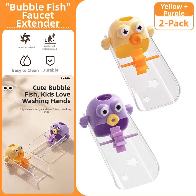 Kranų išplėtėjas – vaikų animaciniam dizainui, universalus suderinamumas, Medžiaga: PP, Funkcija: krano išplėtėjas, Prekės ženklas: Xingyang, Serija: Dudu fish, Išleidimo data: 2025 m balandis