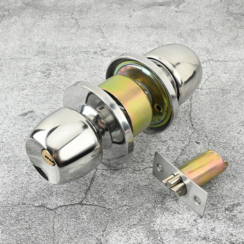 Nemes acélból készült golyózár fa ajtókhoz, modell 568, modern egyszerű stílus