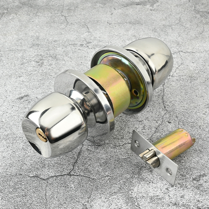 Nemes acélból készült golyózár fa ajtókhoz, modell 568, modern egyszerű stílus