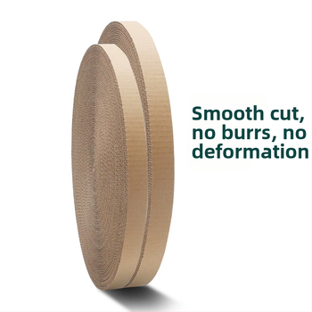 Apaļš kaķu skrāpētājs no gofrētā papīra ar nomaināmu kodolu, vienkāršs stils, iepakojums 50 gab.