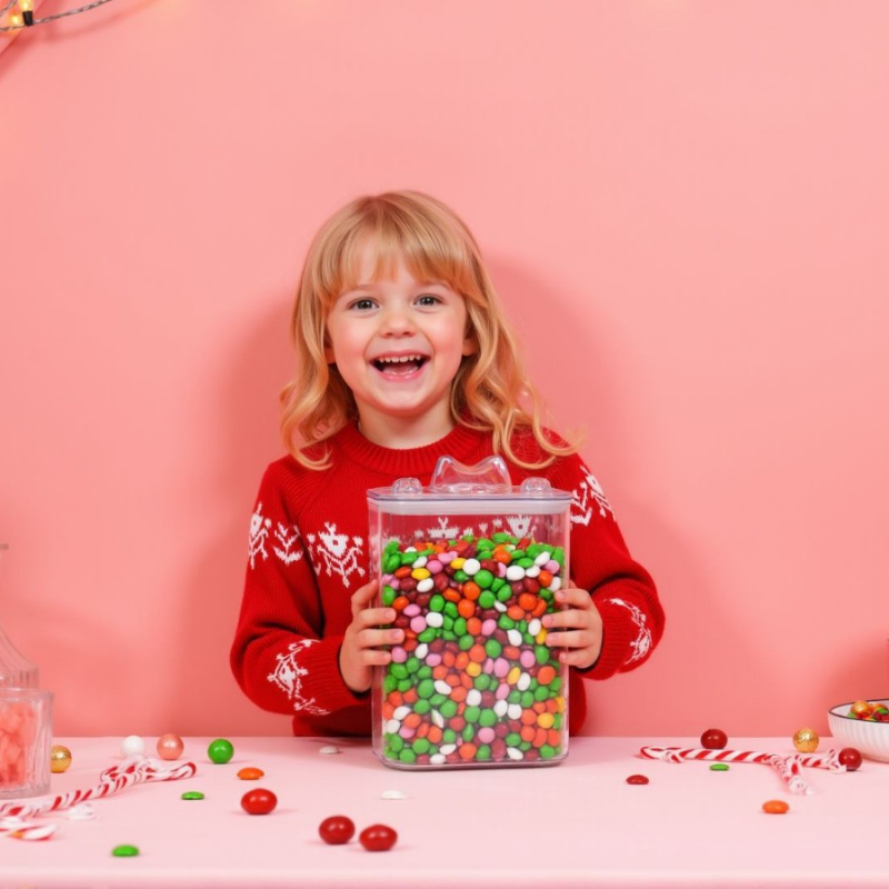 PET пластмасова кутия за храна за кучета и котки – запечатана, прозрачна, за домашна употреба, обем 1–2 л