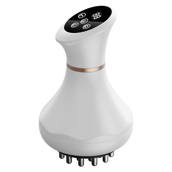 Pārvietojams elektriskais meridiānu masāžieris ar apkuri un vibrācijām, mini, modelis PK690, uzlādējams, 1200 mAh akumulators, temperatūra 38–48°C, ABS korpuss, mehāniskā vadība