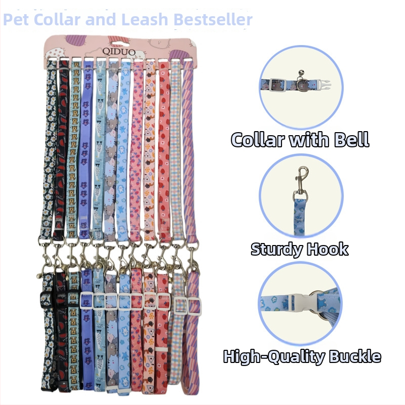 Katės pavadėlio ir apykaklės rinkinys (Nailonas; Reguliuojamas; Prekės ženklas: Spiritual Essence; Traction belt)