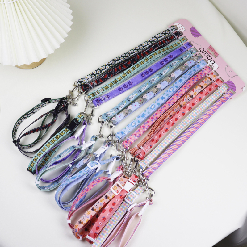 Katės pavadėlio ir apykaklės rinkinys (Nailonas; Reguliuojamas; Prekės ženklas: Spiritual Essence; Traction belt)