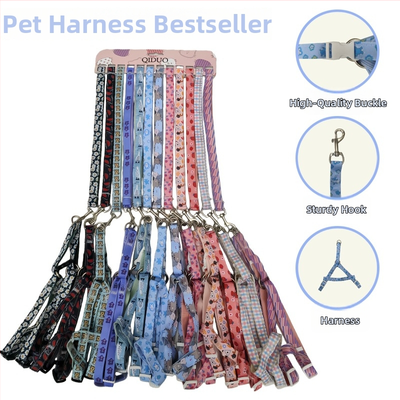 Katės pavadėlio ir apykaklės rinkinys (Nailonas; Reguliuojamas; Prekės ženklas: Spiritual Essence; Traction belt)