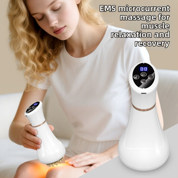 Elektrinė meridijonų masažo šepetėlis visam kūnui, USB maitinimas, mygtuko valdymas, modelis Y6108, 3 greičiai, 38–40°C temperatūra, plastmasinis korpusas