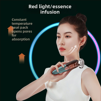 Veido mikromasažuoklis su mikro srove, USB įkrovimas, įmontuota 500–800 mAh baterija, nešiojamas, namų naudojimui