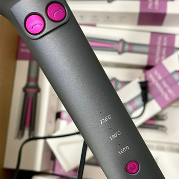 Dvostruko korištenje: kovrčanje i ravnanje kose, turmalin-keramičko grijanje, 10 razina temperature, 220V, 30W, kabelsko napajanje