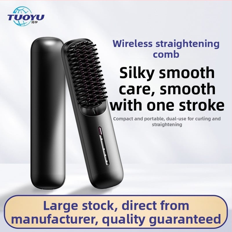 Bežična četka za izravnavanje i kovrčanje s keramičkim premazom, 35 W, Li-ion baterija, podesiva temperatura