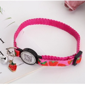 Augintinio ieškos apykaklė katėms ir šunims — gėlių raštas, poliesteris, universali paskirtis, prekė Pet beibei