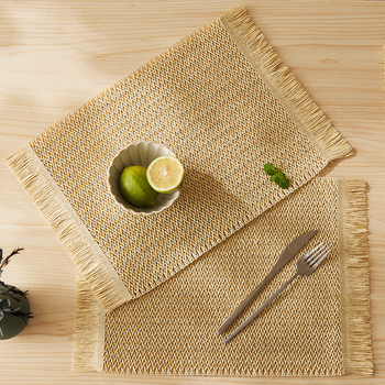 Πλεκτή χαρτονένια τραπεζομαντήλα – οικολογική, θερμομόνωση, αντι-καψίματος, διακοσμητική επιφάνεια; υλικό: χαρτί; μοτίβο: μονόχρωμο; σχήματα: στρογγυλό, τετράγωνο, ακανόνιστο; βιοδιασπώμενο