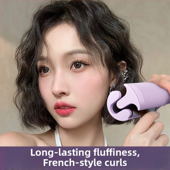 Uvijač za kosu s turmalinskim keramičkim pločama, kabelsko napajanje AC, 10 razina temperature, 60W